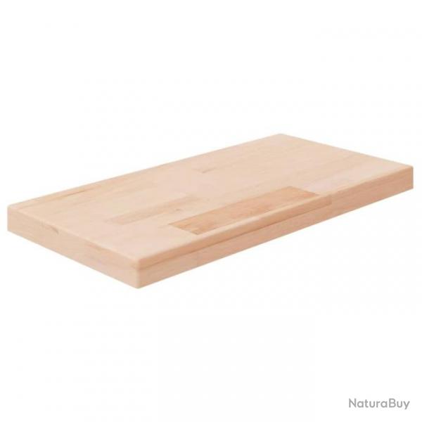 Panneau d'tagre 40x20x2,5 cm Bois de chne massif non trait