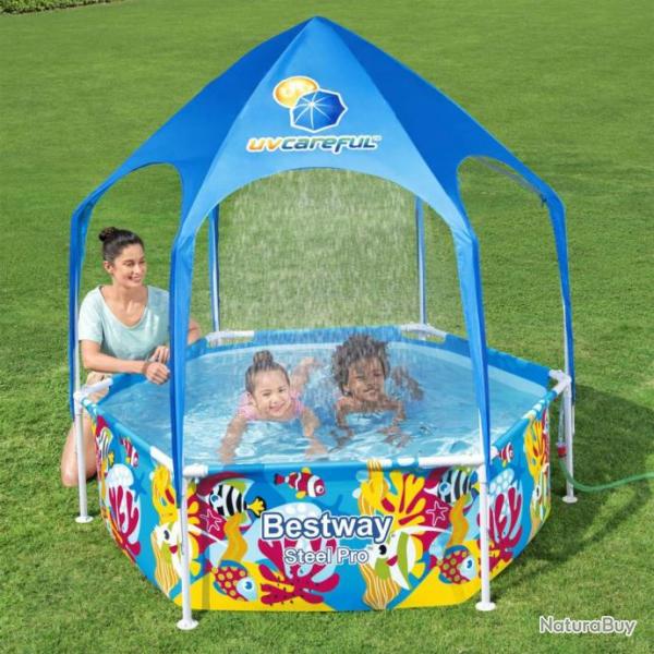 Bestway Piscine hors sol pour enfants Pro UV Careful Acier 183x51 cm