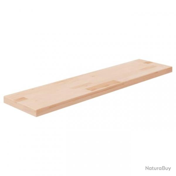 Panneau d'tagre 80x20x2,5 cm Bois de chne massif non trait