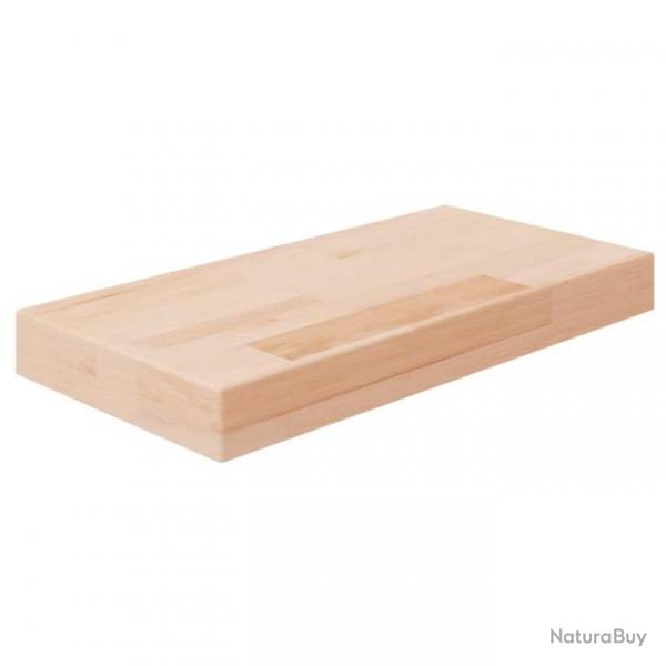 Panneau d'tagre 40x20x4 cm Bois de chne massif non trait