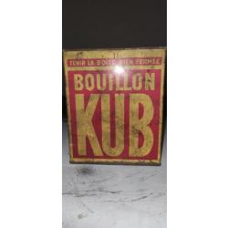 Boite Vintage très anciennes bouillon KUB de marque Knorr Original 1940