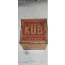 Boite Vintage de collection bouillon KUB de marque Knorr Original datant de 1930 en bon état général