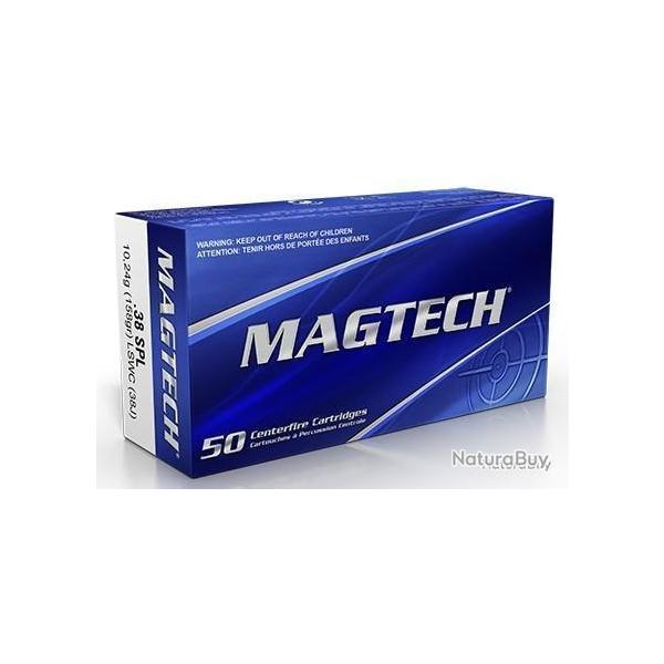 Cartouches Magtech - cal. 38 Special 158gr - FMJ - boite de 50