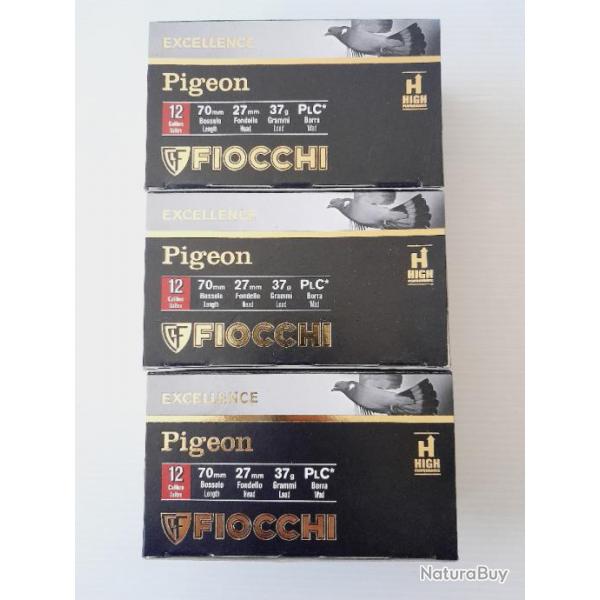 LOT DE 30 CARTOUCHES FIOCCHI PIGEON CAL12 N5