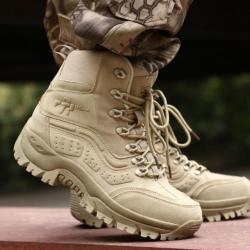 Chaussure montante en CUIR, étanche......LIVRAISON RAPIDE ET OFFERTE ...Coloris BEIGE