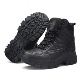 Chaussure montante en CUIR, étanche......LIVRAISON RAPIDE ET OFFERTE ...Coloris NOIR