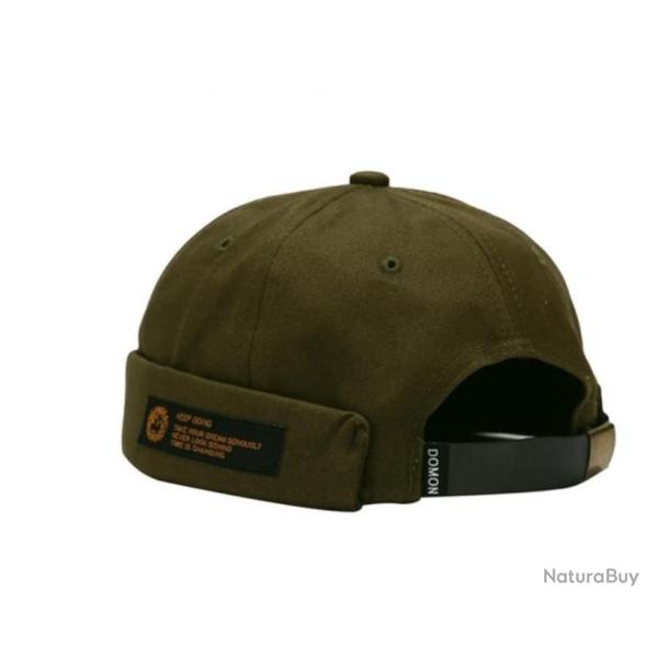 Casquette de Marin, Docker, Hip-hop, sans visire en velours ctel, super qualit coloris vert