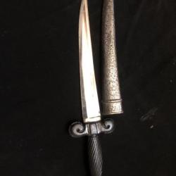 ancien poignard couteau arabe lame courbe