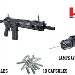 Pack HK416 A5 cal. 4.5mm CO2 + lampe laser 