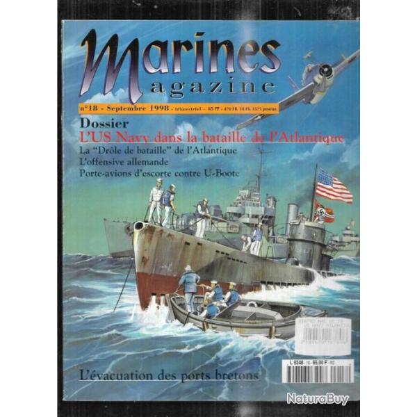 marines magazine 18 marines ditions , l'vacuation des ports bretons, bataille de l'atlantique us n