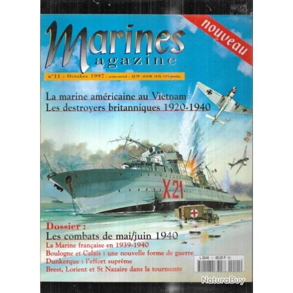 marines magazine 11 marines ditions , combats de mai-juin 1940, us navy vietnam , royal navy 20-40