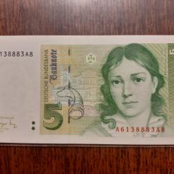 Allemagne.  5 Marks 1991 état neuf