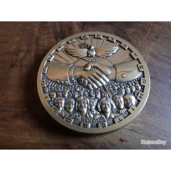 MEDAILLE BRONZE FLORENTIN  DE FEDELITE  LA C G T