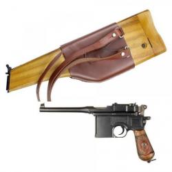Crosse Etui Holster Pistolet MAUSER C96 WW2 Seconde Guerre Mondiale Allemand