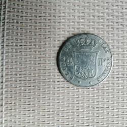 ESPAGNE   = UNE PIECE  DE 4 REALS DE 1861 (8) EN ARGENT