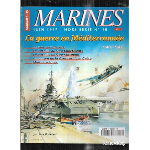 marines magazine hors-srie 10 marines ditions la guerre en mditerranne 1940-1942 , tarente,matap
