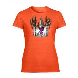T-shirt Supra orange pour femme taille S