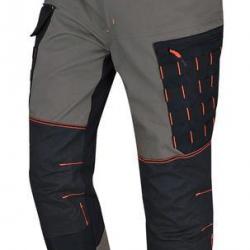 Pantalon de travail stretch SOLIDUR HANDY Gris XL Rallongée de 7cm