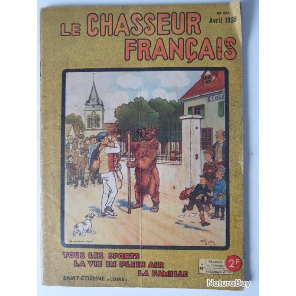 Revue Le Chasseur Francais N574 - Avril 1938  Illustration Harry Eliott