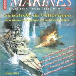 marines magazine hors-série 9 marines éditions bataille de l'atlantique , u-bootes cuirassés
