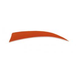 BUCK TRAIL - Plumes Naturelles Shield 4" RH ORANGE