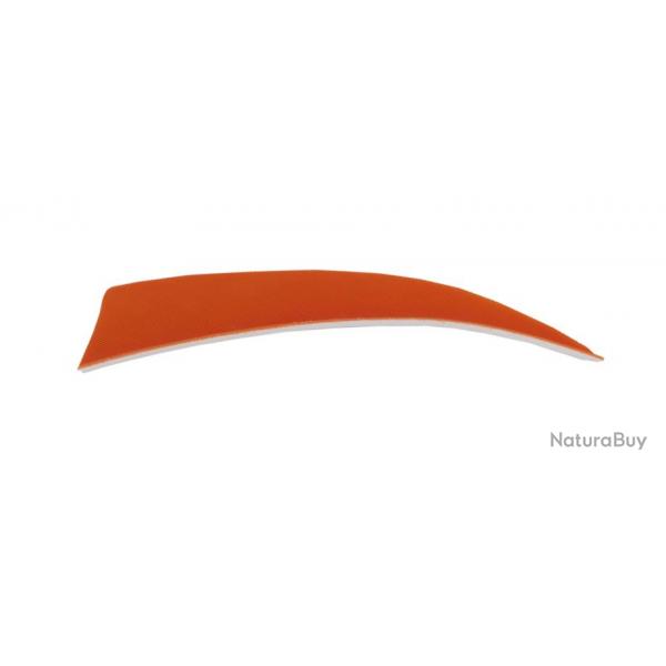 BUCK TRAIL - Plumes Naturelles Shield 4" RH ORANGE