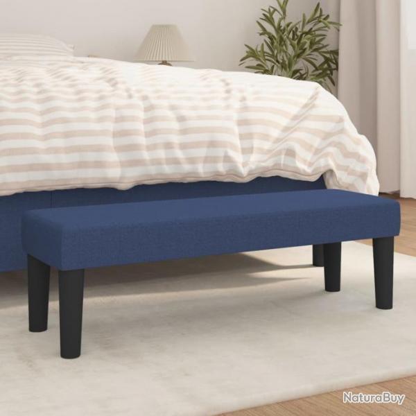 Banc Bleu 100x30x30 cm Tissu