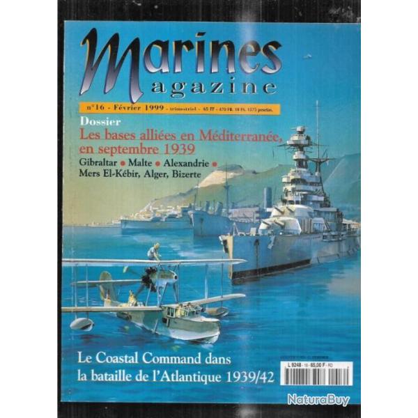 marines magazine 16 marines ditions ,coastal command, bases allies en mditerrane en 1939