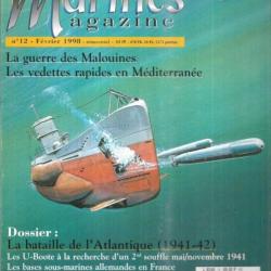 marines magazine 12 marines éditions u-boot, guerre des malouines, vedettes rapides méditerranée