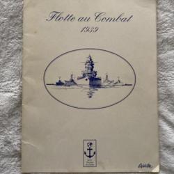 Pochette planches « la flotte au combat 1939 » de la marine française