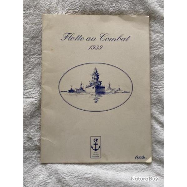 Pochette planches la flotte au combat 1939 de la marine franaise