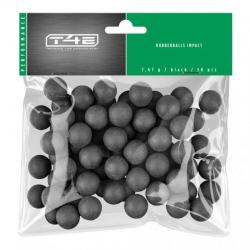 Promo jusqu'au 28/02/2023 BILLES CAL 68 sachet de 50 Billes NOYAU ACIER RIB HDS, HDX, HDR 68 RBI