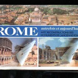 rome autrefois et aujourd'hui avec reconstructions des monuments de l'ancienne rome
