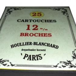 12 mm à Broches ou 12mm Lefaucheux: Reproduction boite cartouches (vide) H&B 9814213