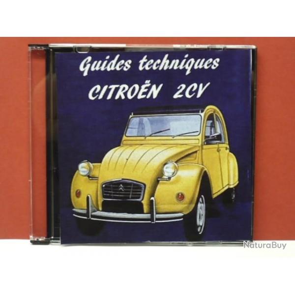 60 GUIDES TECHNIQUES des VOITURES ANCIENNES CITROEN 2CV sur CD