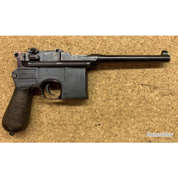 Pistolet MAUSER C96 - calibre 7,63 - WW1