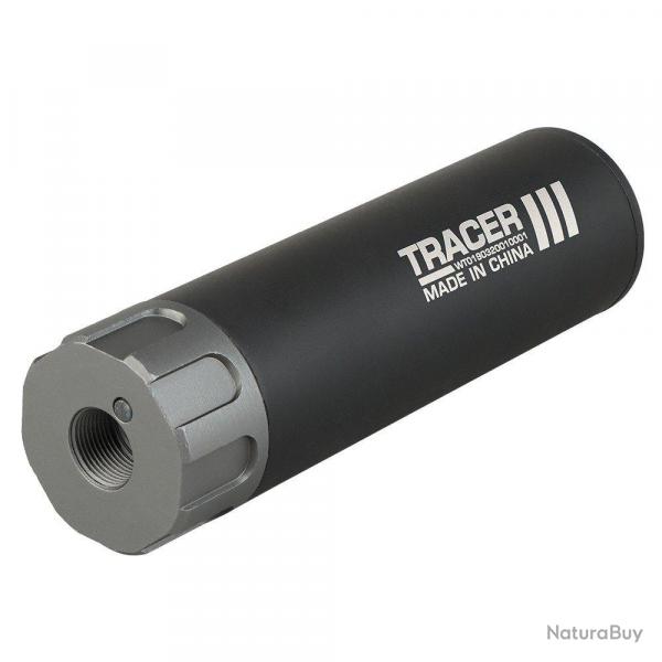 Silencieux Traceur USB 132x37mm Noir (S&T)