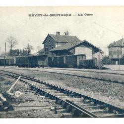 Carte postale ancienne - Le Mayet de Montagne (03) - La Gare