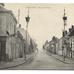 Carte Postale Ancienne - Lurcy-Lévy (03) - Route de Pouzy