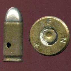 9 mm Browning Long Pistolet Browning 1903 et Suèdois 1907 - étui de 20.3 mm - marquage belge : F N *