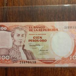 Colombie . 100 pesos 1991 neuf