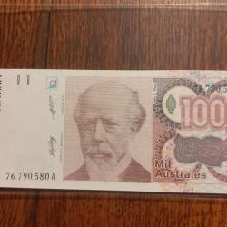 Argentine.  1000 australes ND . Neuf