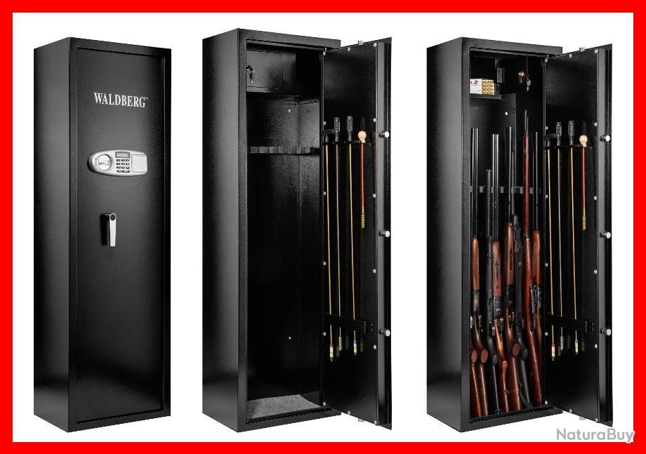 Coffre Elite Gaper 16 Armes Avec Moquette Intérieure Et Serrure Electronique