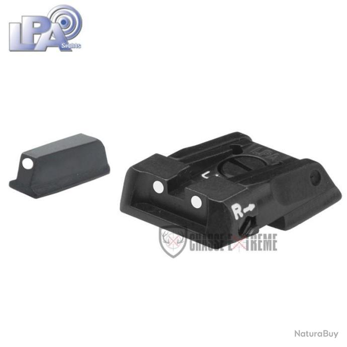 Hausse Réglable et Guidon LPA pour Pistolet Automatique Walther Guidons et aides à la visée