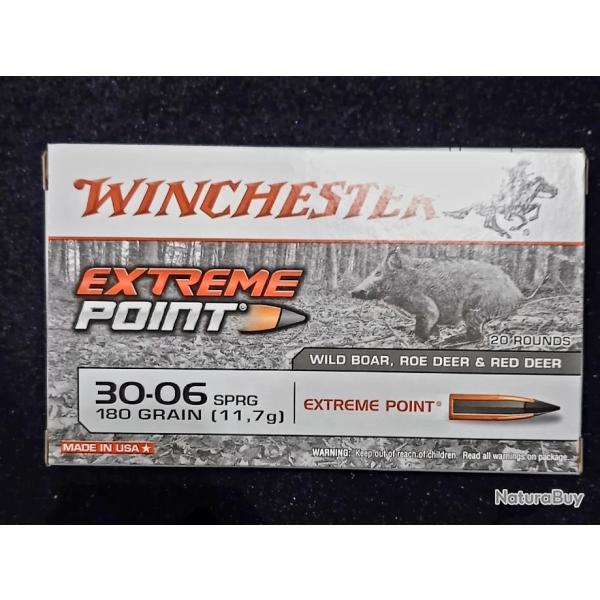 BALLE WINCHESTER 30-06  EXTREME POINT.180gr