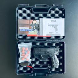 Pistolet Walther P22 Ready 9mm PAK avec mallette, holster IWB Vlamitex et self-gomm