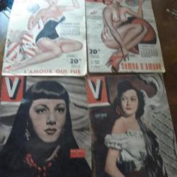 4 vintage V magazine 1949