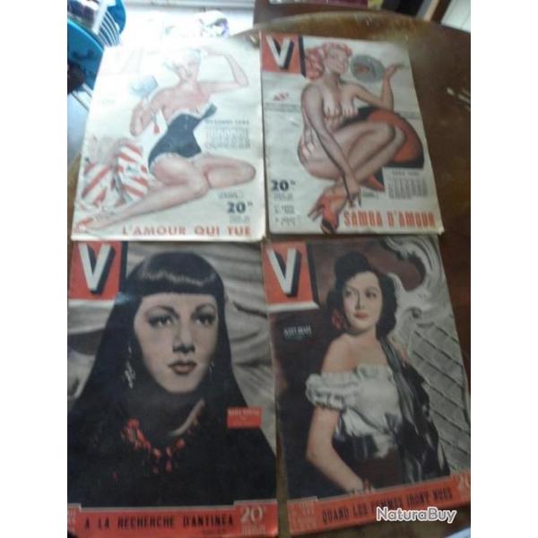 4 vintage V magazine 1949