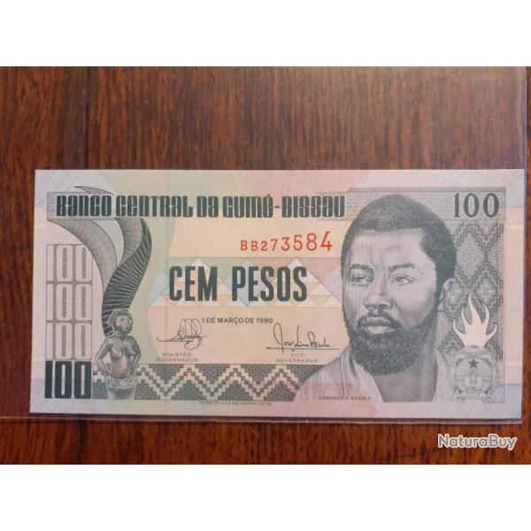Guine Bissau.  100 pesos  1990 neuf