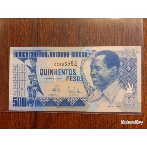 Guine Bissau.  500 pesos  1990 neuf